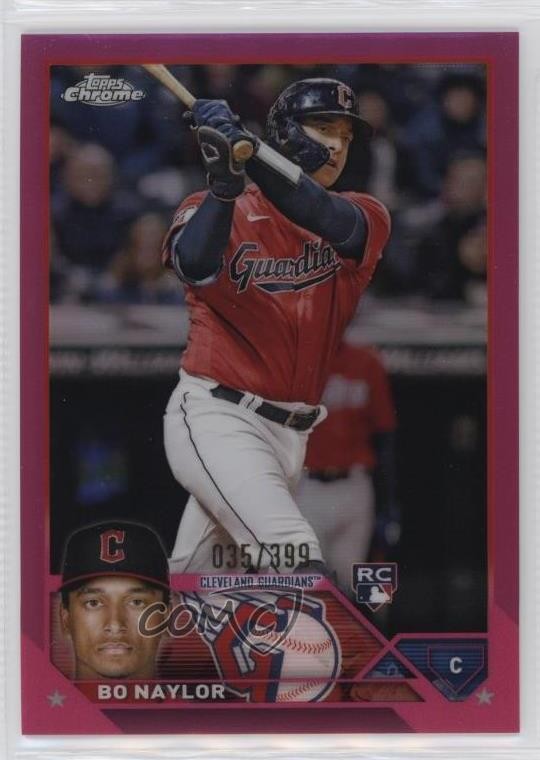 2023 Topps Chrome Magenta Refractor 35/399 Bo Naylor #54 0n64