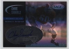 2000 SAGE Auto Holofoil /50 Chris Samuels #A40 Auto 0o9