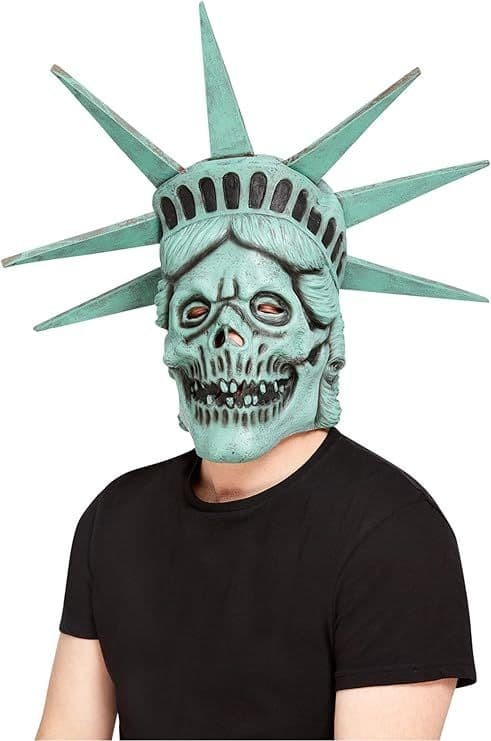 Halloween Liberty Skull Overhead Mask