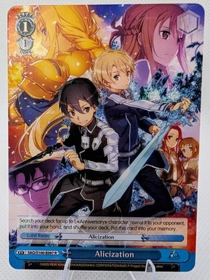 Weiss Schwarz SAO/S100-E097 R Alicization 