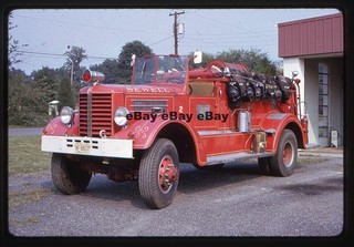Sewell NJ Engine 2 1940's Duplex Fire Apparatus Slide