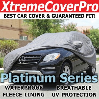 2015 Mercedes ML250 ML350 ML400 ML63 Waterproof Car Cover w/Mirror Pockets -Gray