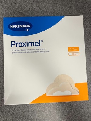 Proximel Hartmann 14700000 Silicone Adhesive Foam Dressing, 9.2 x 9.2 Inch 5pcs