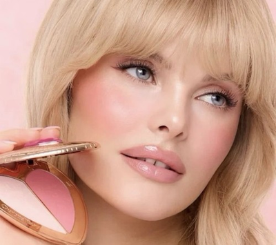 #ad Charlotte Tilbury Beauty Soulmates Face Palette Pillow Talk Flawless Pink NIB $49.99