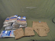 US Military 3 Pack BVD 100% Cotton Briefs Underwear Brown Size 34 Medium New 165