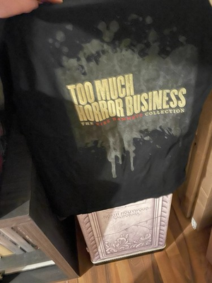 #ad Kirk Hammett Too Much Horror Business Shirt Lg Black $30.00