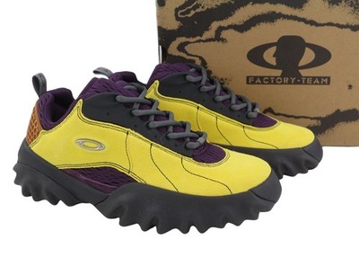 Oakley Factory Team x Brain Dead Chop Saw Herren Sneakers EU42.5 Zitrone Pflaume
