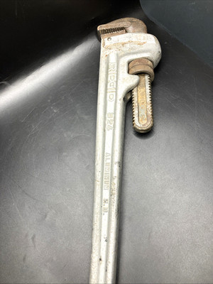 Ridgid 824 24 in Ridge Tool  Aluminum H.D. Pipe Wrench, Made in USA