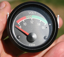 93 1993 Vdo Vw Voltmeter Volts Gauge - Date Stamped 893 - 242001077a