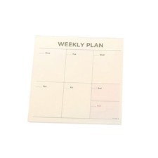 60 Sheets Weekly Schedule Notepad Simple Planner Daily Planning Task Notebook