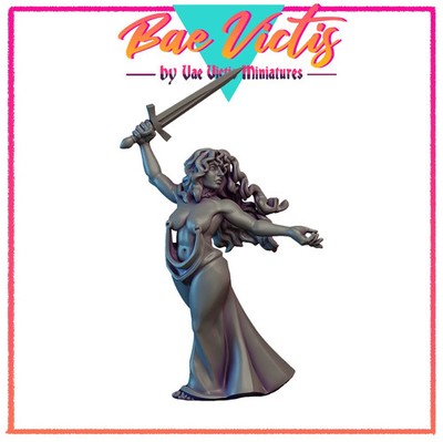 Roan d Arc | Bae Victis Painter s Scale | Fantasy Pin-up