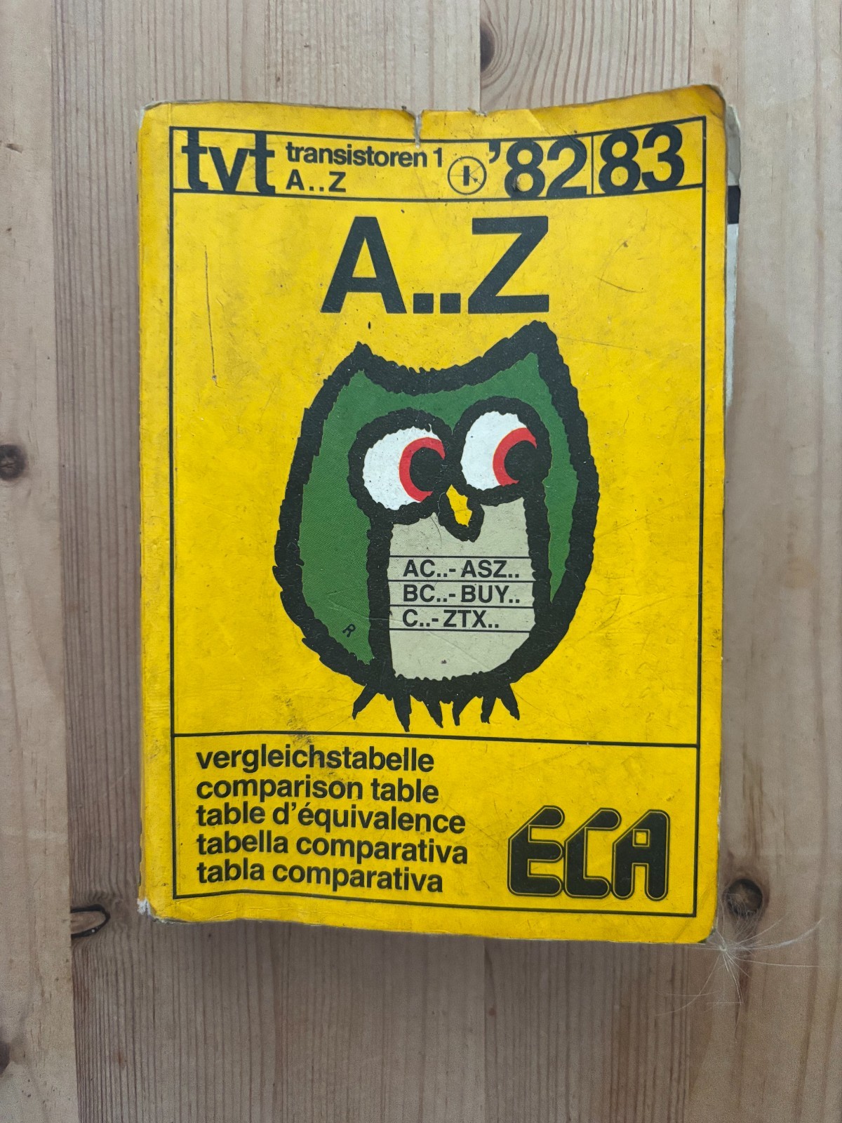 tvt transistoren 1 '82 83 A..Z vergleichstabelle