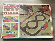 Ideal Motoriffic Alcan Highway Torture Track set original box, missing 2 pieces