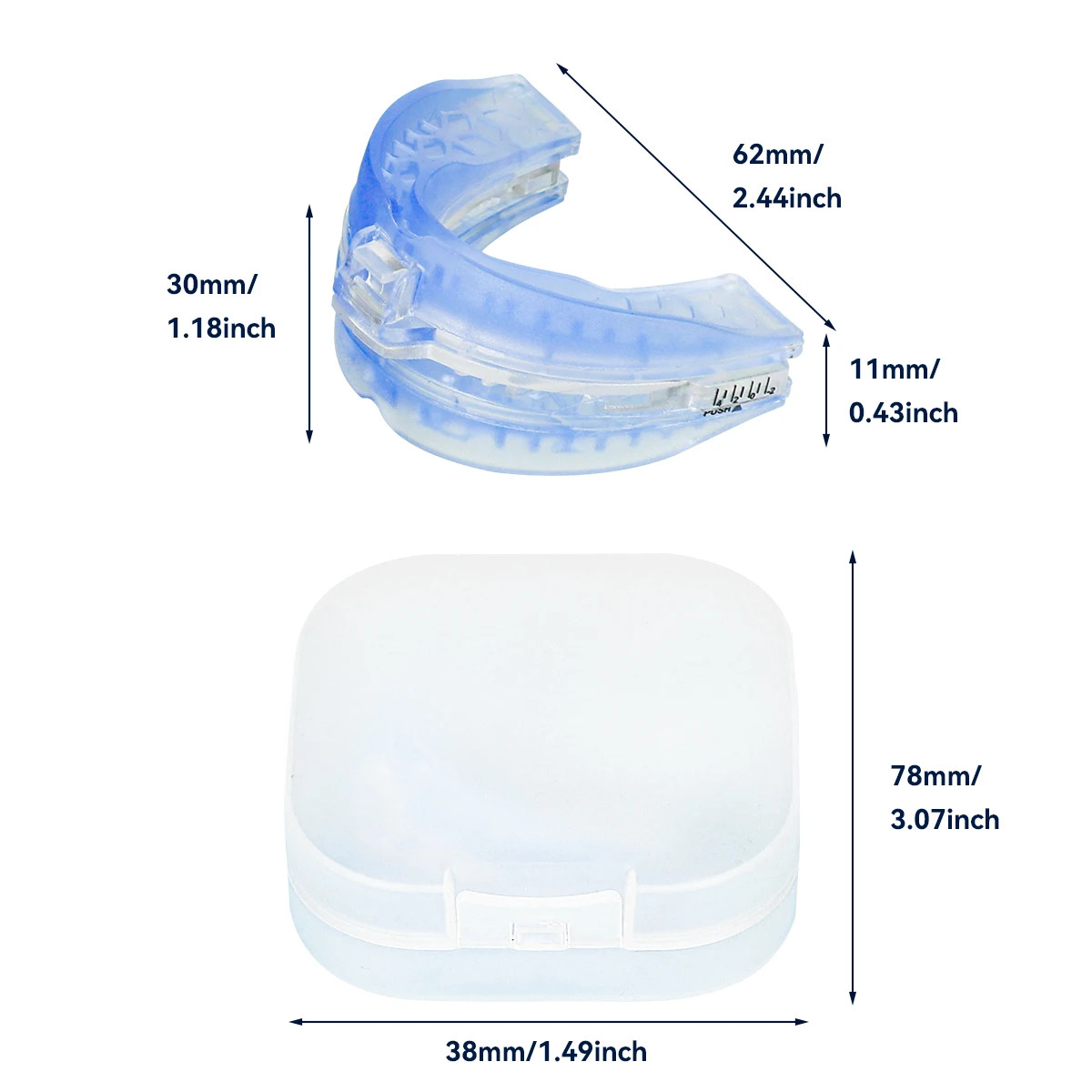 Anti Snore Mouthpiece Aid Stop Snoring Set Snore Stopper Device - Ships from USA