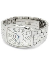 FRANCK MULLER Tonneau Carbecks Casablanca 6850 H47xW34mm Silver Dial Box #T235 2