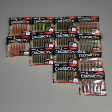 Huge Lot 13 packs New  6-pack Rapala Crushcity customs Baits
