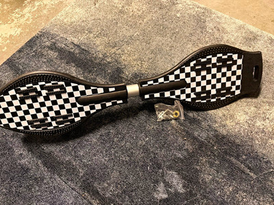Razor RipStik 2-Wheel Caster Board Waveboard Checkered Deck