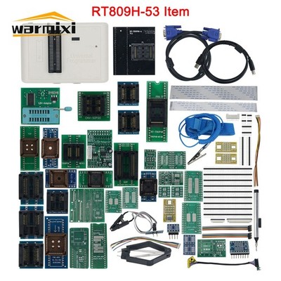 RT809H-53 Item Universal IC Programmer Practical EMMC-Nand FLASH+ 53 Items