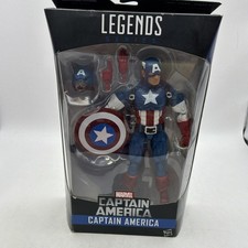 2015 HASBRO-MARVEL LEGENDS CAPTAIN AMeriCA 6  ACTION FIGURE w  BAF RED SKULL