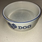 VTG Pfaltzgraff Yorktowne Blue DOG Food Water Bowl USA 806 2 3/4" x 5 3/4"