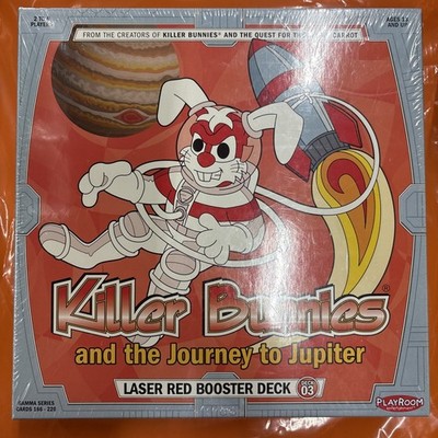 Killer Bunnies and the Journey to Jupiter Laser Red Booster Deck Brand New Seale