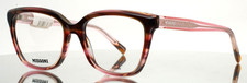 MISSONI MIS0116 S2Y Pink Red Horn Womens Square Eyeglasses 53-17-145 B:43
