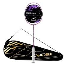 Hundred Nitrix 10 Badminton Racket Strung Carbon Fiber Frame Free Shipping