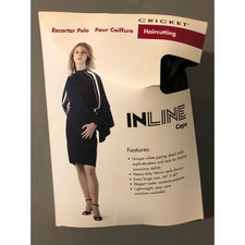 Cricket Haircutting Inline Cape Black Size XL...
