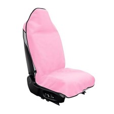 Car Towel Seat Cover, Waterproof Sweating Towel Non-Slip Front Seat Pink