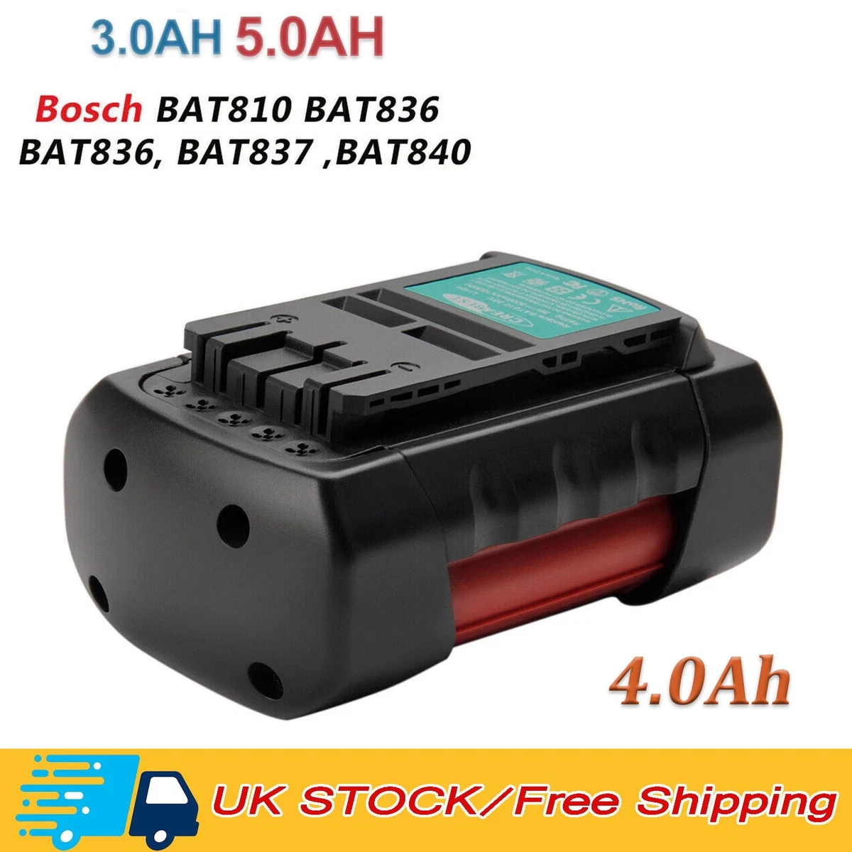 Batterie 36V 3500mAh Li-ion Pour Outils Bosch – Tecmana BAT810 – Noire