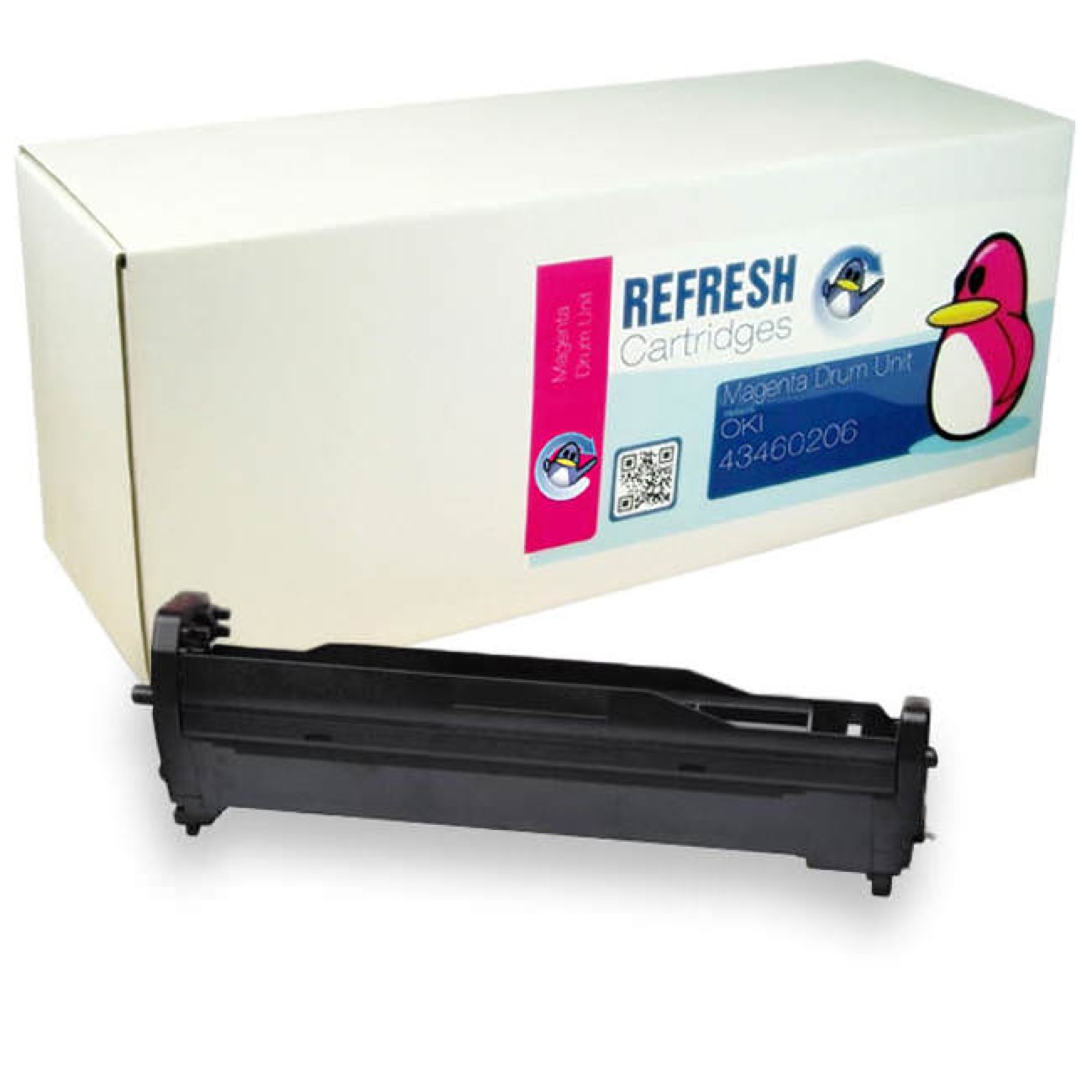 Refresh Cartridges Magenta Drum Unit 43460206 Compatible With OKI Printers