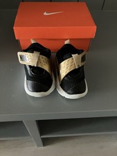 Nike Team Hustle D 12 TD Toddler Shoes Size 5C Black and Gold w/ Box