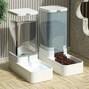 Pet Alimentation gravitationnelle & Set d'abreuvoir Distributeur automatique d'eau pour les chiens chats