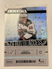2023-24 Upper Deck Credentials - Debut Ticket Access Damien Giroux /999 (RC)