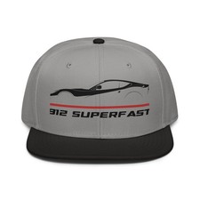 Para Ferrari 812 Superfast 2022 Fans Extreme V12 Supercar Snapback Sombrero Cumpleaños