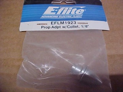 E-FLITE EFLM1923 = PROP ADAPTER W/COLLET, 1/8'' (NEW)