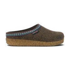 Haflinger Unisex GZ Chocolate Slippers 711001.CHOCOLATE