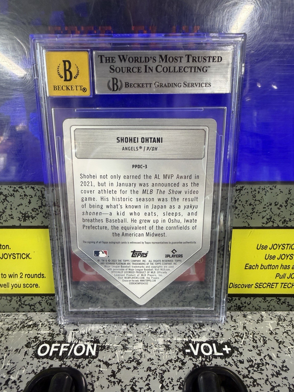 2022 Bowman Platinum Plating Die-Cut Shohei Ohtani Auto 99/99 BGS 8.5 Auto 10 view 13