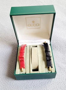 Gucci 1800 L ?Boîte montre femme,authentique,très bon état,bracelets semble neuf