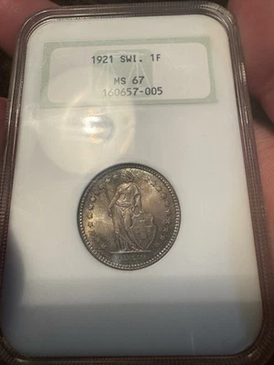 Silver 1921 Year Swiss Coins for sale | eBay