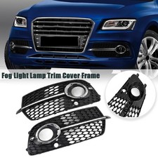 Paar Nebelscheinwerfer Kühlergrill Blende Gitter Für Audi Q5 S-Line Sport 13-17