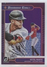 2021 Panini Donruss Diamond Kings Holo Purple Ketel Marte #30 fm0