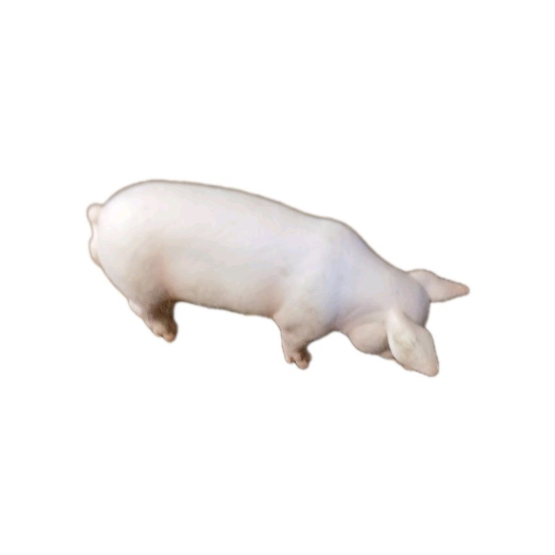 2003 Schleich Retired Pink Pig Sow Hog 4" Long