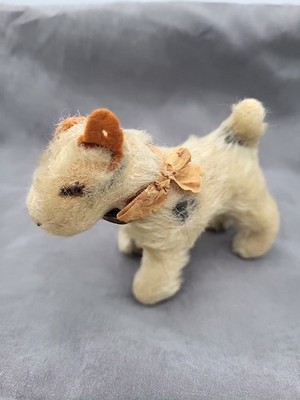 Vintage 1950's Steiff small stuffed mohair terrier dog | eBay