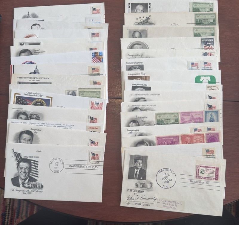 (30) Assorted Inauguration Covers- 15 Addressed/ 15 Unaddressed-See Description