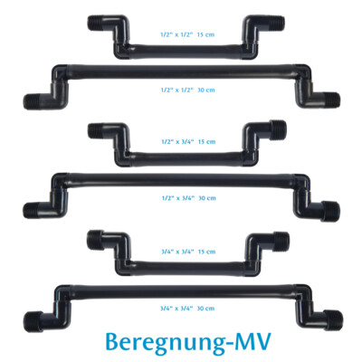 Regneranschluss Swing Joint Hunter 3/4'' und 1/2'' Regnergelenkanschluss