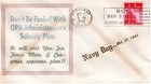 1943 "DON'T BE FOOLED WITH OPA" + NAVY DAY ON WWII PATRIOTIC COVER  LINTO CACHET — photo 1