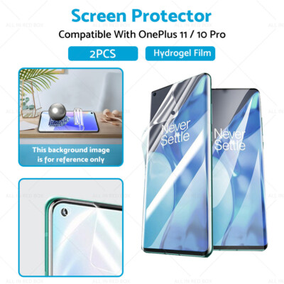 2 PCS Screen Protector HD Clear Film Suitable for OnePlus 11 10 Pro