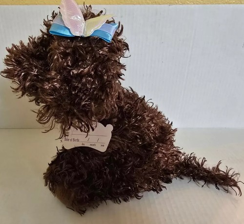 Pucci Pups Dog Couture Toy Pet Brown Labradoodle Plush - Picture 2 of 8
