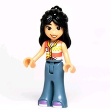 New Lego Friends Minifigure: Liann (frnd624) Botanical Garden 41757 Bell-Bottoms